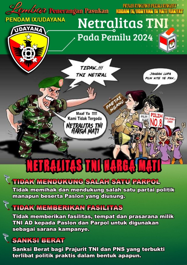 NETRALITAS TNI HARGA MATI