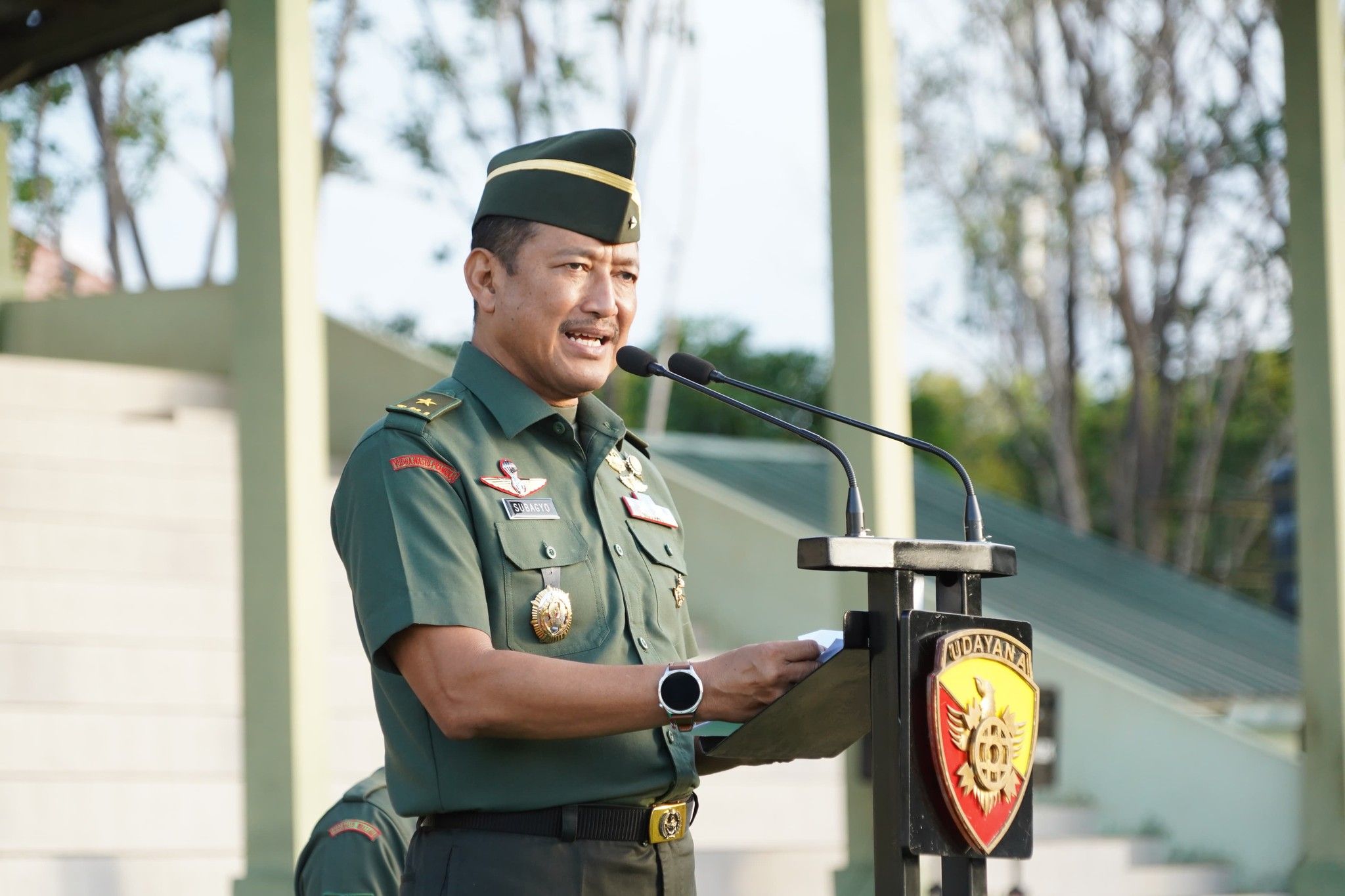 Kodam IX/Udayana Teguhkan Disiplin dan Loyalitas Lewat Upacara Bendera 17-an
