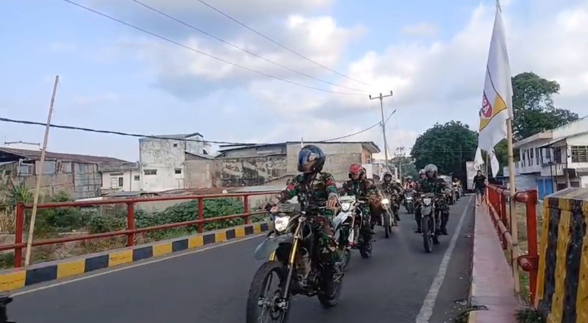 Kodim 1603/Sikka Gelar Patroli Gabungan Bersama Komcad dan Pramuka Saka Wira Kartika