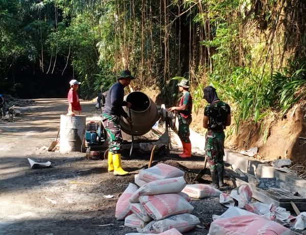 TMMD Kodim 1611/Badung Ke-126 TA 2025, Fokus Pembangunan Jalan dan RTLH