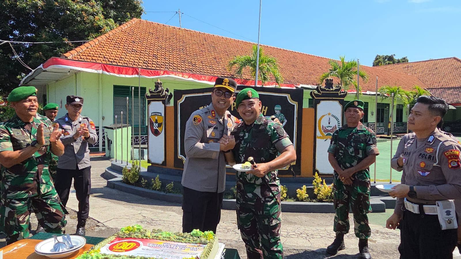 Secata Rindam IX/Udayana Dapat Kejutan HUT ke-80 TNI dari Polres Buleleng