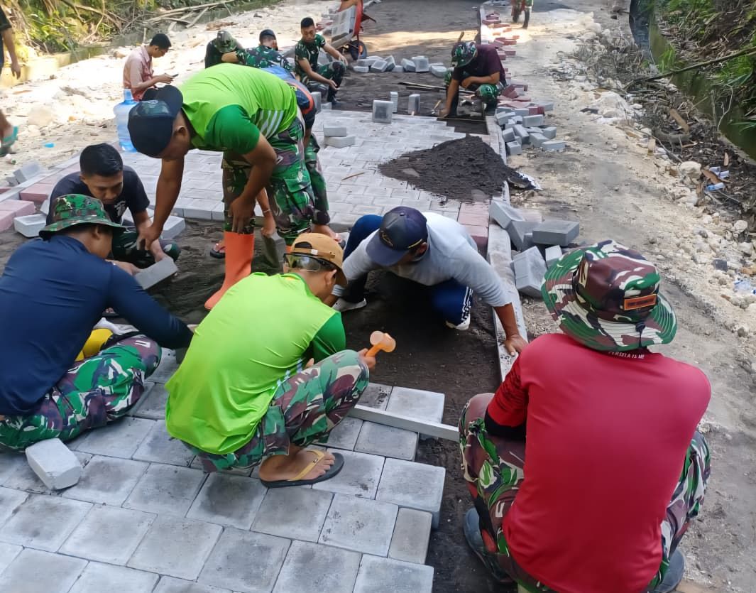 TMMD Ke-126 Kodim 1611/Badung Bangun Infrastruktur dan Rehab RTLH di Desa Bongkasa Pertiwi