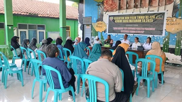 TMMD 126 Kodim 1606 Gandeng DP2KBP3A Gelar Pelayanan KB Gratis