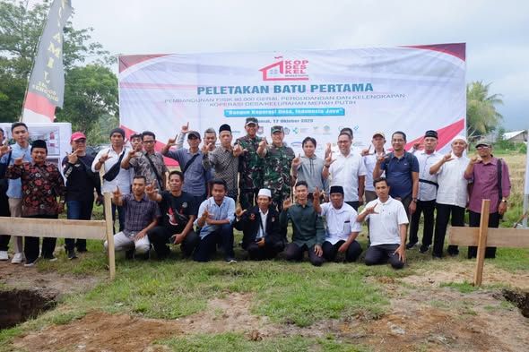 Pangdam IX/Udayana Pimpin Groundbreaking KDKMP di Lobar, Perkuat Ekonomi Kerakyatan 