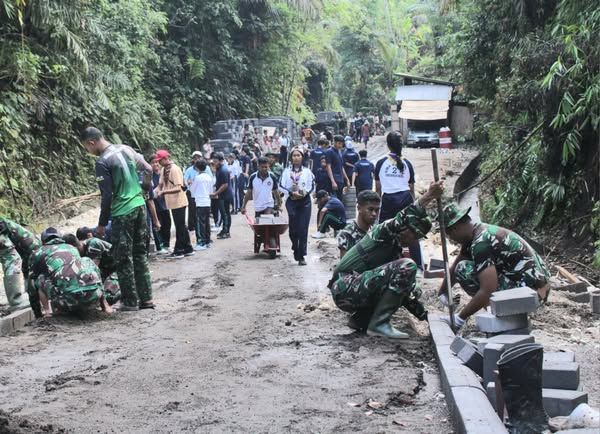 TMMD Ke-126 Kodim 1611/Badung Membangun Infrastruktur dan RTLH di Desa Bongkasa Pertiwi