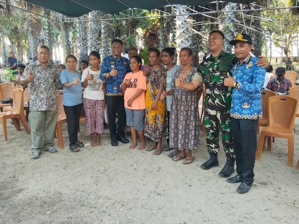 Dandim 1627/Rote Ndao Letkol Kav Kurnia Santiadi Dampingi Bupati Paulus Henuk Dalam Penyiapan Kegiatan Ground Breaking KDKMP