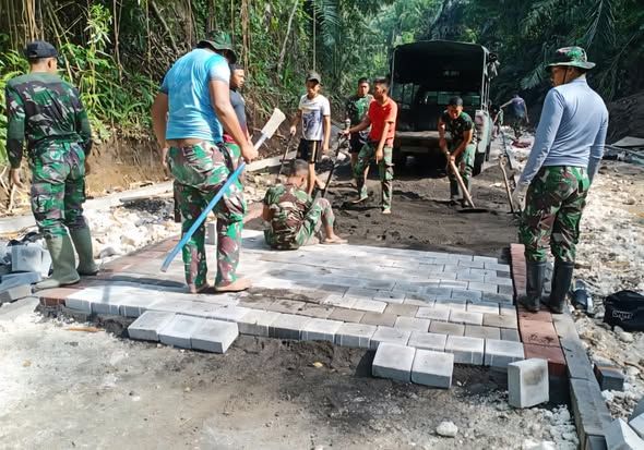 TMMD Ke-126 Contoh Nyata Kemitraan TNI dan Masyarakat dalam Pembangunan Infrastruktur