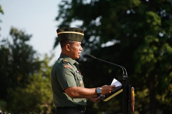 Kasdam IX/Udayana Pimpin Upacara Sumpah Pemuda ke-97: Kobarkan Semangat Persatuan dan Inovasi Generasi Muda