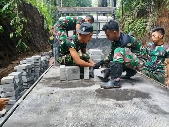 Satgas TMMD Ke-126 Kodim 1611/Badung Upayakan Selesai Pengerjaan Infrastruktur Jalan dalam Waktu Dekat