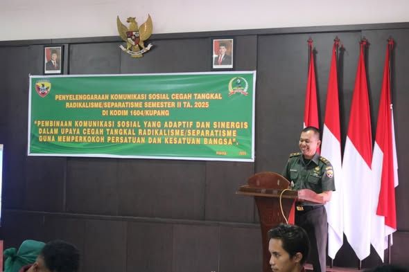 Komsos Kodim Kupang Perkuat Sinergi TNI Dan Mahasiswa