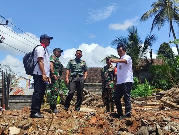 Dandim Gianyar Tinjau Pekerjaan Fisik, Dorong Penyelesaian Pembangunan Secara Maksimal
