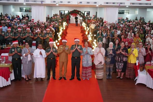 Perayaan Natal Bersama di Kupang, KASAD Ajak Hadirkan Damai dan Sukacita untuk Indonesia Maju