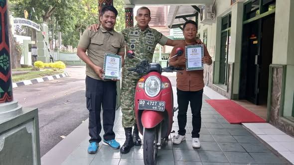 Dandim 1606 Mataram Sambut Pejuang Mimpi Tunawicara