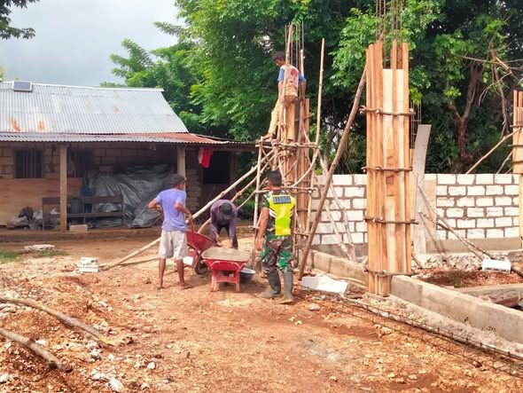 Pembangunan KDKMP di Pulau Terluar NTT Masyarakat Antusias