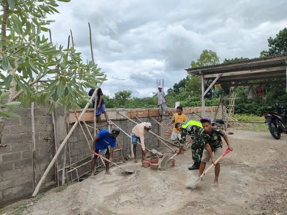 Gotong Royong TNI dan Warga Oelneka, KDKMP Jadi Harapan Baru Ekonomi Masyarakat