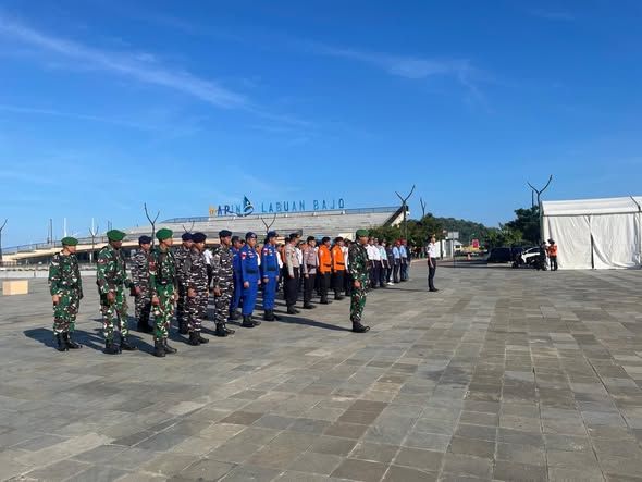 Apel Penutupan Posko Lebaran 2026 di Labuan Bajo, Sinergi TNI dan Instansi Berjalan Sukses