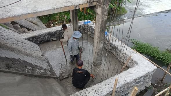 Progres Jembatan Garuda Seririt Capai 3 Persen, Pondasi Awal Mulai Terbentuk