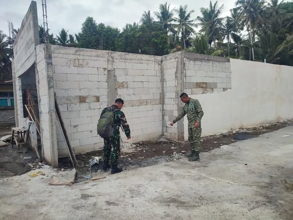 Pembangunan KDKMP Desa Dawan kaler Ditinjau Dandim Klungkung