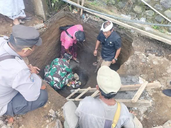 Danramil Busungbiu Hadiri Ngruak Pembangunan KDKMP Umejero, Dukung Ketahanan Pangan Desa