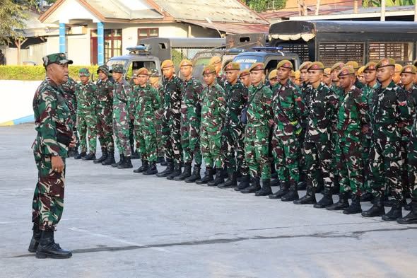 110 Personel TNI Tiba di Alor, Siap Sukseskan Karya Bakti Skala Besar 2026