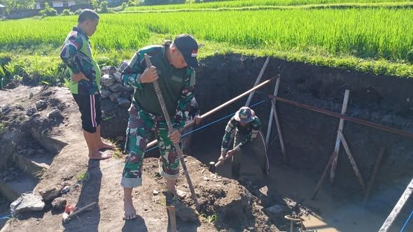 Progres 22 Persen, Jembatan Perintis Garuda di Buleleng Perkuat Konektivitas Desa