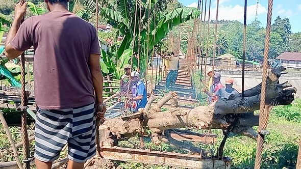 Warga Rontu Kompak Gotong Royong, Pembangunan Jembatan Garuda Kian Dipercepat