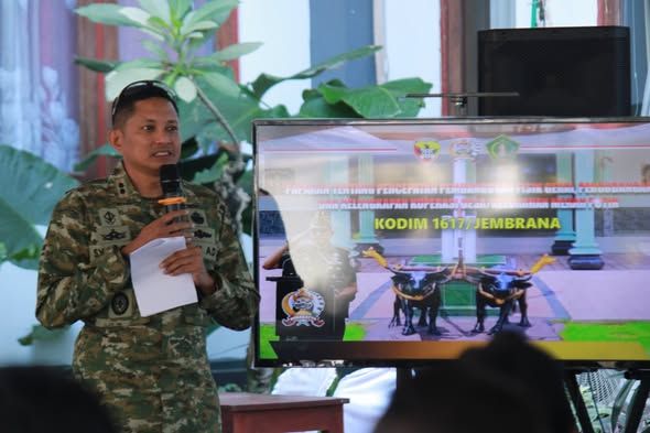 Dandim Jembrana Perkuat Sinergi TNI dan Kejaksaan Kawal Tata Kelola Desa yang Bersih dan Akuntabel