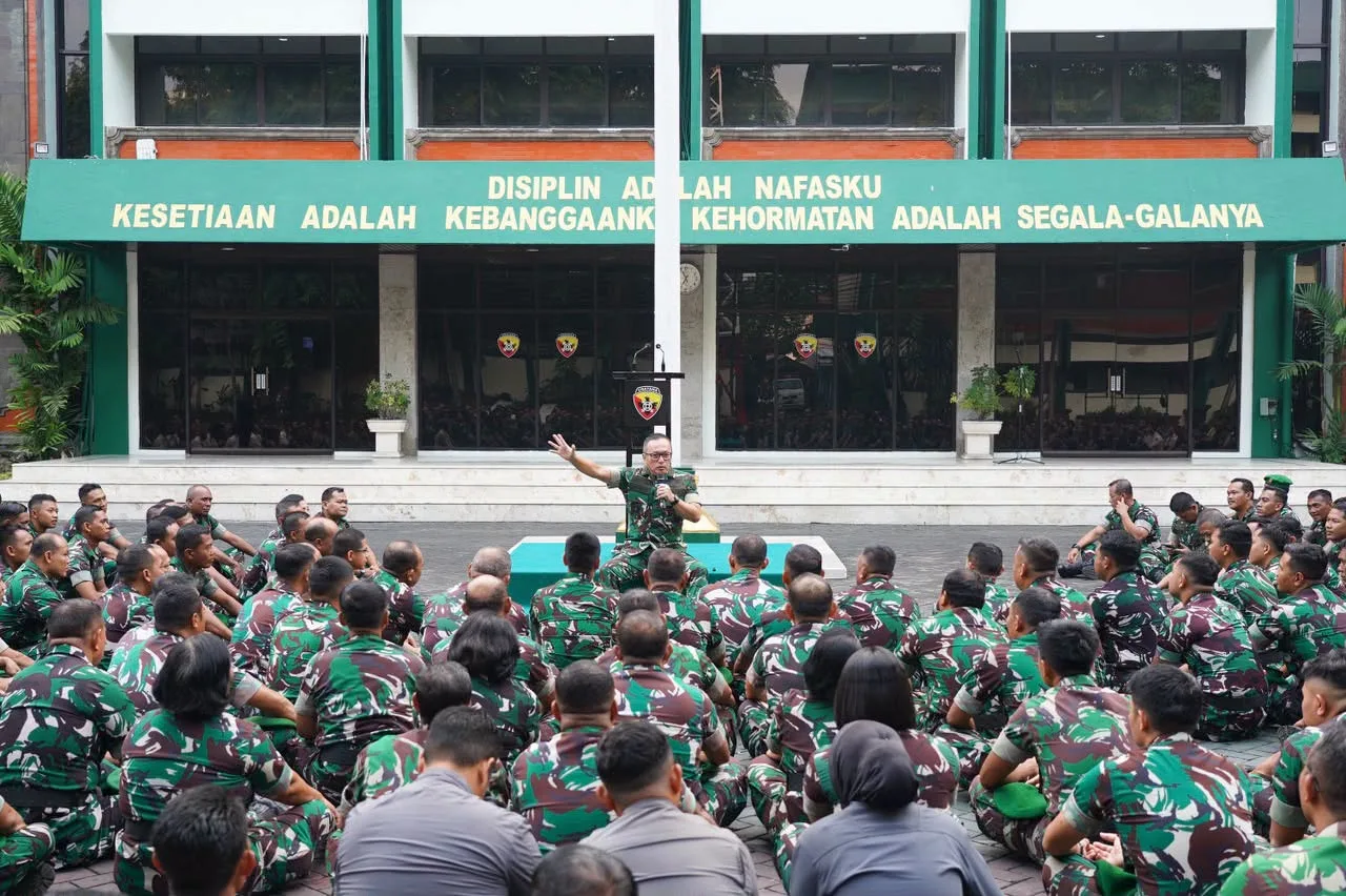 Pangdam IX/Udayana Tekankan Disiplin, Soliditas, dan Kepedulian kepada Masyarakat