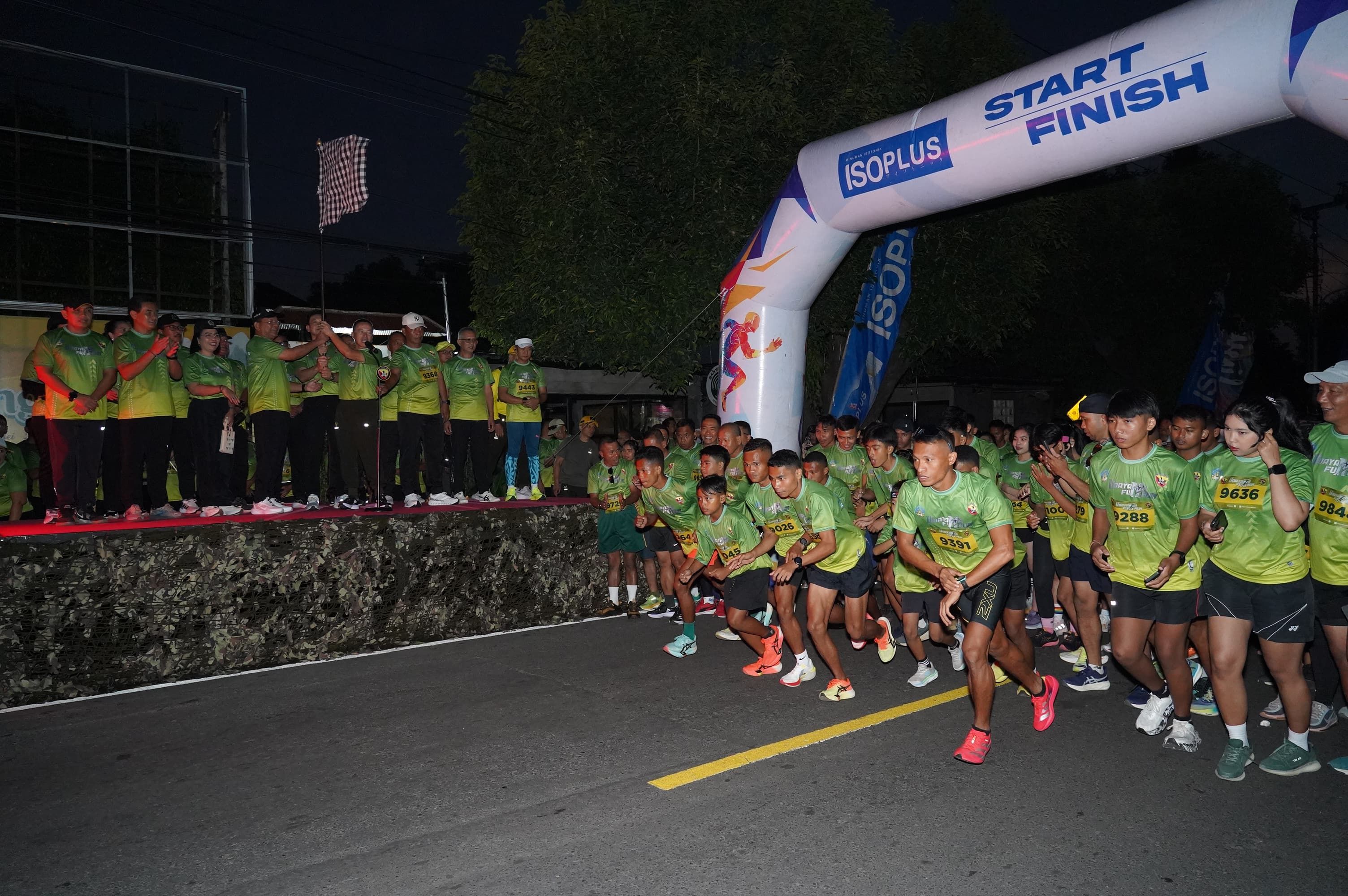 Semarak Hari Bakti Kodam IX/Udayana, Ribuan Warga Bali Ikuti Fun Run di Singaraja