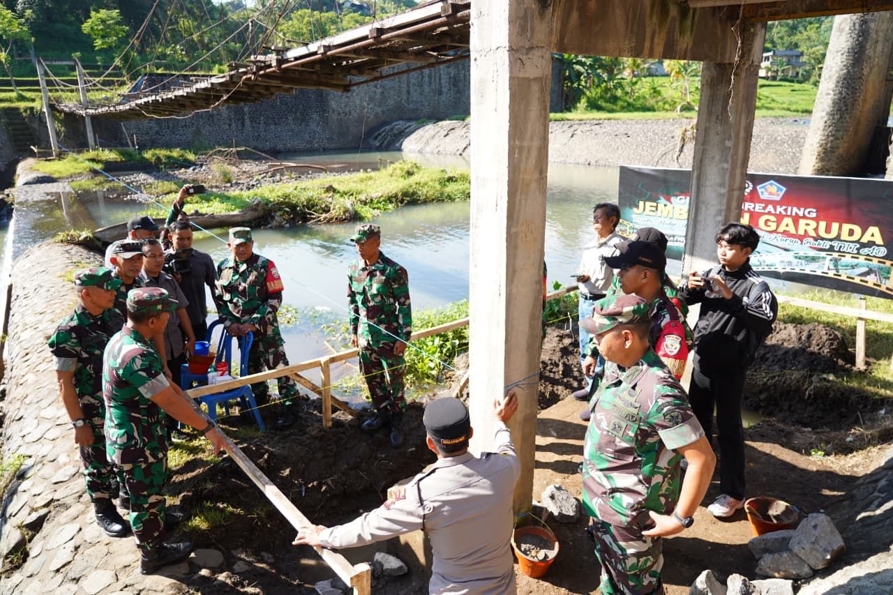 Negara Hadir untuk Rakyat, Kasdam IX/Udayana Pimpin Groundbreaking 24 Titik Jembatan Garuda