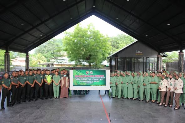 Kodim 1608/Bima Gelar Penyuluhan Kesehatan Cegah Penyakit Menular dan Endemis Drag